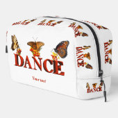 Personalize Dance sign with butterflies Toilettasje (Rechterhoek)