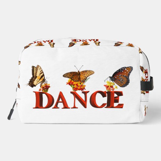 Personalize Dance sign with butterflies  Toilettasje (Achterkant)