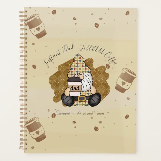 Personalize for Coffee Lover Dad | Vintage (Devant)