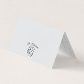 Personalize Funny Dentist Tooth business card (Back)