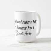 Personalize Graduation Balloon Koffiemok (Voorkant rechts)