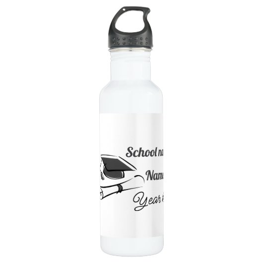 Personalize Graduation Balloon Waterfles (Voorkant)