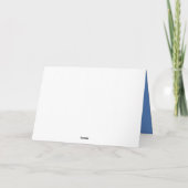 Personalize Happy April Birthday with Bluebird Kaart (Achterkant)