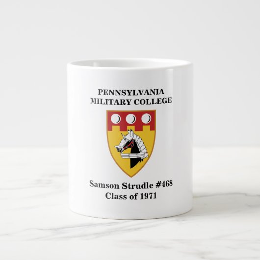 PERSONALIZE IT - JUMBO White 20 oz PMC SEAL Mok (Voorkant)