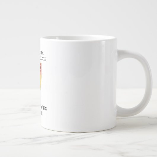 PERSONALIZE IT - JUMBO White 20 oz PMC SEAL Mok (Rechts)