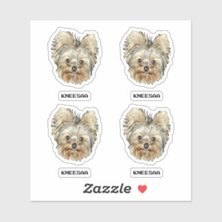 Personalize It! Multi-Pet Head Photo & Name Sticker