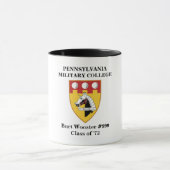 PERSONALIZE IT - WITTE PMC SEAL Mok met BLK Trim (Midden)