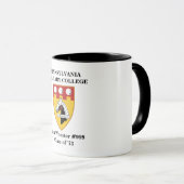 PERSONALIZE IT - WITTE PMC SEAL Mok met BLK Trim (Voorkant rechts)