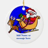 PERSONALIZE KIND KERAMISCH ORNAMENT (Achterkant)