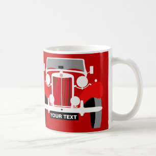 PERSONALIZE MG TD-SPORTCAR KOFFIEMOK