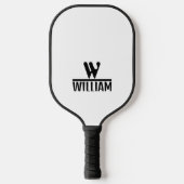 Personalize Monogram Name  Pickleball Paddle (Voorkant)