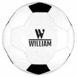 Personalize Monogram Name Voetbal