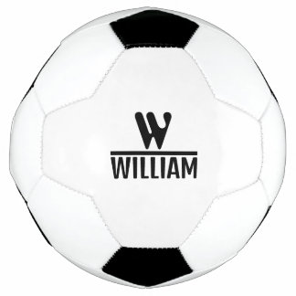 Personalize Monogram Name Voetbal