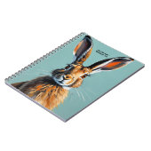 PERSONALIZE Painted Rabbit | Notebook Journal (Côté gauche)