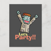 Personalize Party Frankenstein Briefkaart (Voorkant)