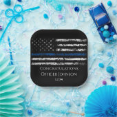 Personalize police officer gift  papieren bordje (Feest)