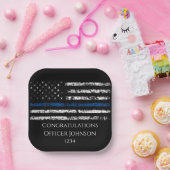 Personalize police officer gift  papieren bordje (Feest)