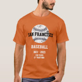 Personalize San Francisco, Baseball, 2023 T-shirt (Voorkant)