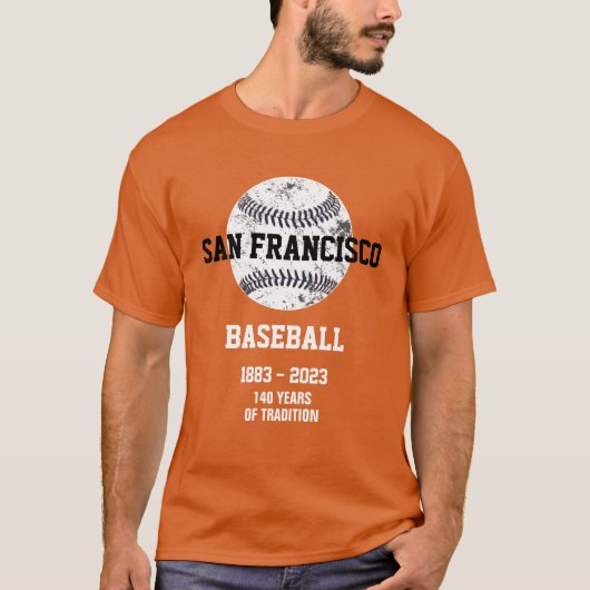Personalize San Francisco, Baseball, 2023 T-shirt (Voorkant)