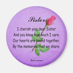 PERSONALIZE SISTER -MAGNET MAGNEET