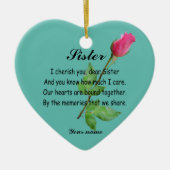 PERSONALIZE SISTER- ORNAMENT (Voorkant)