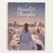 Personalize Stargazing Moonlit Cute Back to School (Devant)