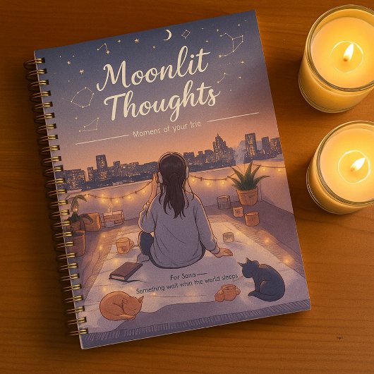 Personalize Stargazing Moonlit Cute Back to School