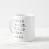 Personalize Text Mug with Your Words Customizable  (Devant gauche)