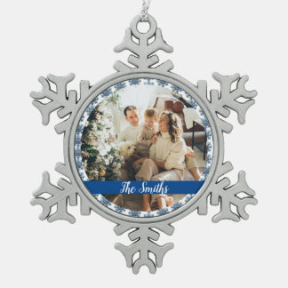 Personalize Tin Sneeuwvlok Ornament