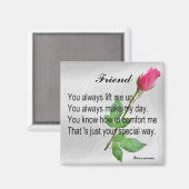 PERSONALIZE VRIEND - MAGNET MAGNEET (Voorkant / Achterkant)