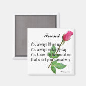 PERSONALIZE VRIEND - MAGNET MAGNEET (Voorkant / Achterkant)