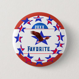 Personalize W/ Favorite Candidate - Vote Ronde Button 5,7 Cm