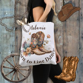 Personalize Western Boho Line Dancing Draagtas