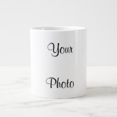 Personalize With Your Photo Extra Grote Beker (Voorkant)