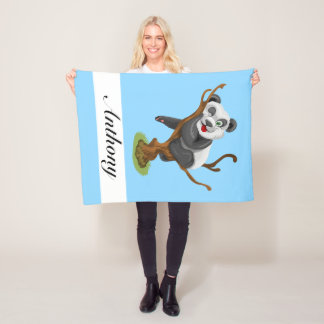 Personalize Your Own Cute Baby Panda Fleece Deken