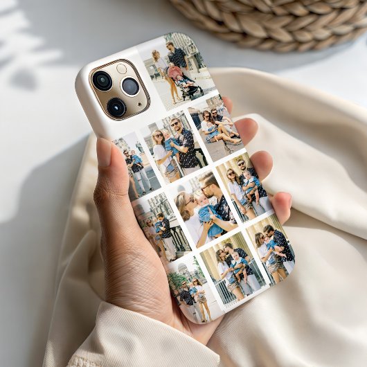 Personalized 10 Photo Collage Case-Mate iPhone Case