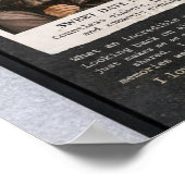 Personalized 1 Year Anniversary Photo Collage  Poster (Hoek)