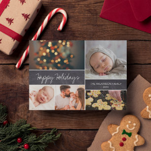 Personalized 2021Happy Holidays Photo Christmas Feestdagenkaart