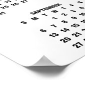 Personalized 2026 Calendar 3 Photo Collage Poster (Hoek)