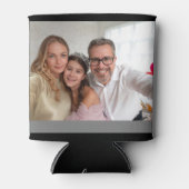 Personalized 2 Photo Template Double Sided Can Coo Blikjeskoeler (Voorkant)