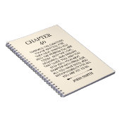 Personalized 40th Birthday Notitieboek (Rechterzijde)