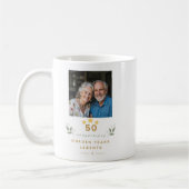 Personalized 50th Wedding Anniversary Mug (Gauche)