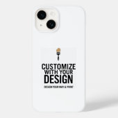 Personalized 5x7" Blank Company Branded Custom  Case-Mate iPhone Case (Achterkant)