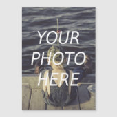 Personalized 5x7 Custom Photo Magnet Refrigerator  (Devant)