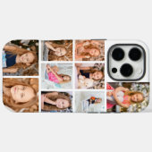 Personalized 9 Photo Collage Case-Mate iPhone Case (Achterkant (horizontaal))