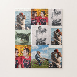Personalized 9 Photo Collage Legpuzzel