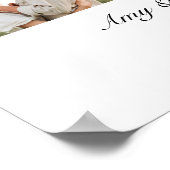 Personalized 9 Photo Couples Collage Poster (Hoek)