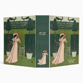 Personalized A Floral Fantasy Book 3-Ring Binder 2" Multomap