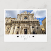 Personalized, a uitzicht Lecce, Puglia, Italië Briefkaart (Voorkant)