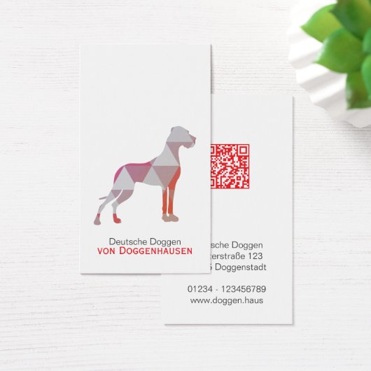 Personalized Abstract Great Dane (Bureau)